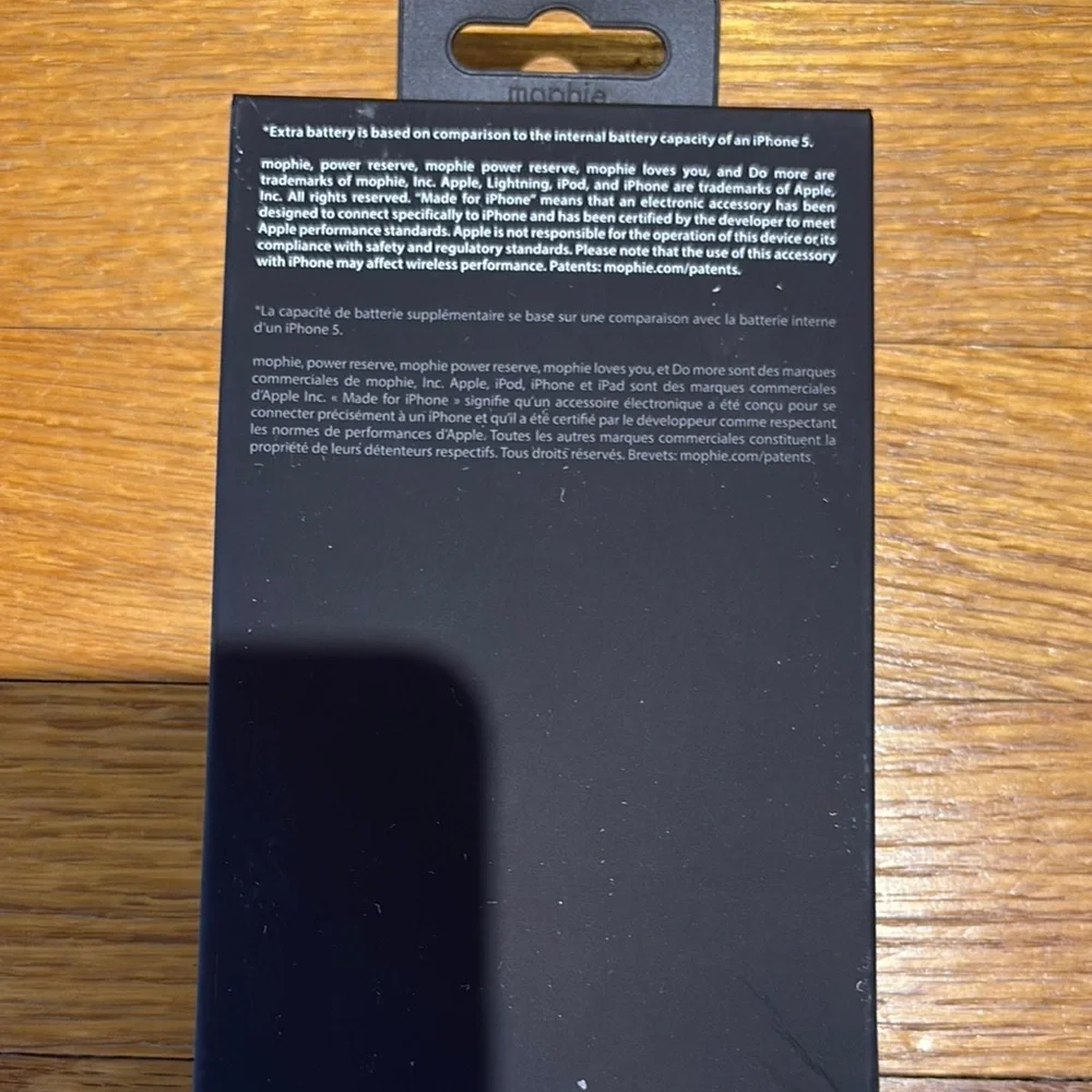 Mophie Power Reserve Black Battery Pack
